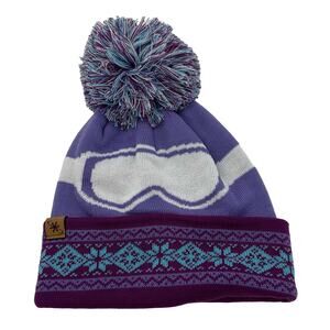 Locale Outdoor Sugarplum Goggle Pom Beanie Hat Youth OS New NWT
